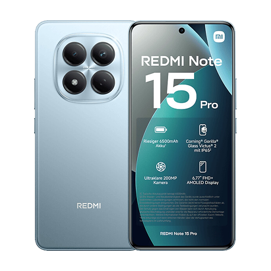 Xiaomi Redmi Note 15 Pro 4G Dual Sim 8GB RAM 256GB - Blue