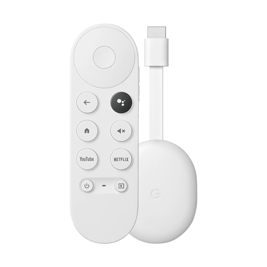 Google Chromecast with Google TV 4K - Ice White