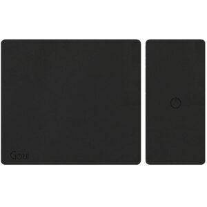 Wireless Charger Goui G-PAD, 15W, 1.67A, with Leather MousePad, Black G-PAD15WQI-K