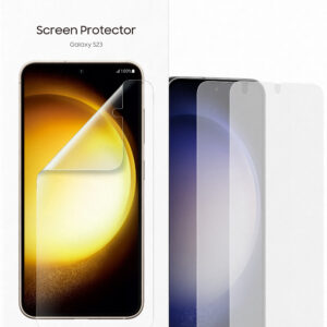 Front Cover Clear Screen Protector for Samsung Galaxy S23 S911, 2-Pack, Transparent EF-US911CTEGWW