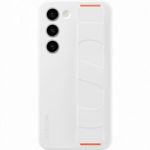 Silicone Grip Case for Samsung Galaxy S23 S911, White EF-GS911TWEGWW