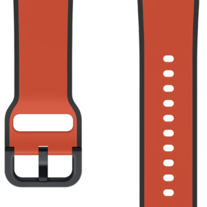 Two-tone Sport Strap for Samsung Galaxy Watch6 / Classic / Watch5 / Pro / Watch4 Series, 20mm, M/L, Red ET-STR91LREGEU