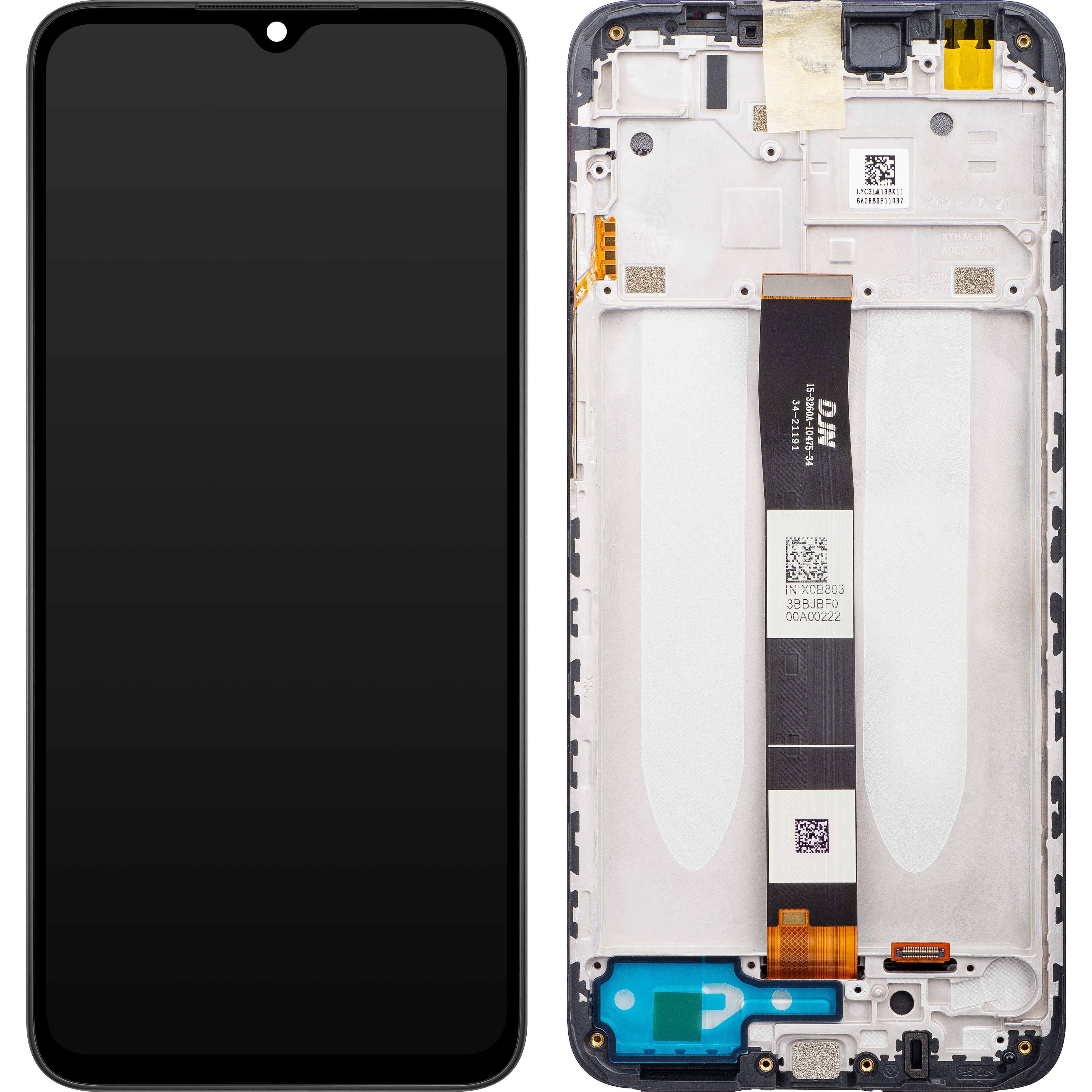LCD Display Module for Xiaomi Redmi 9AT, Black