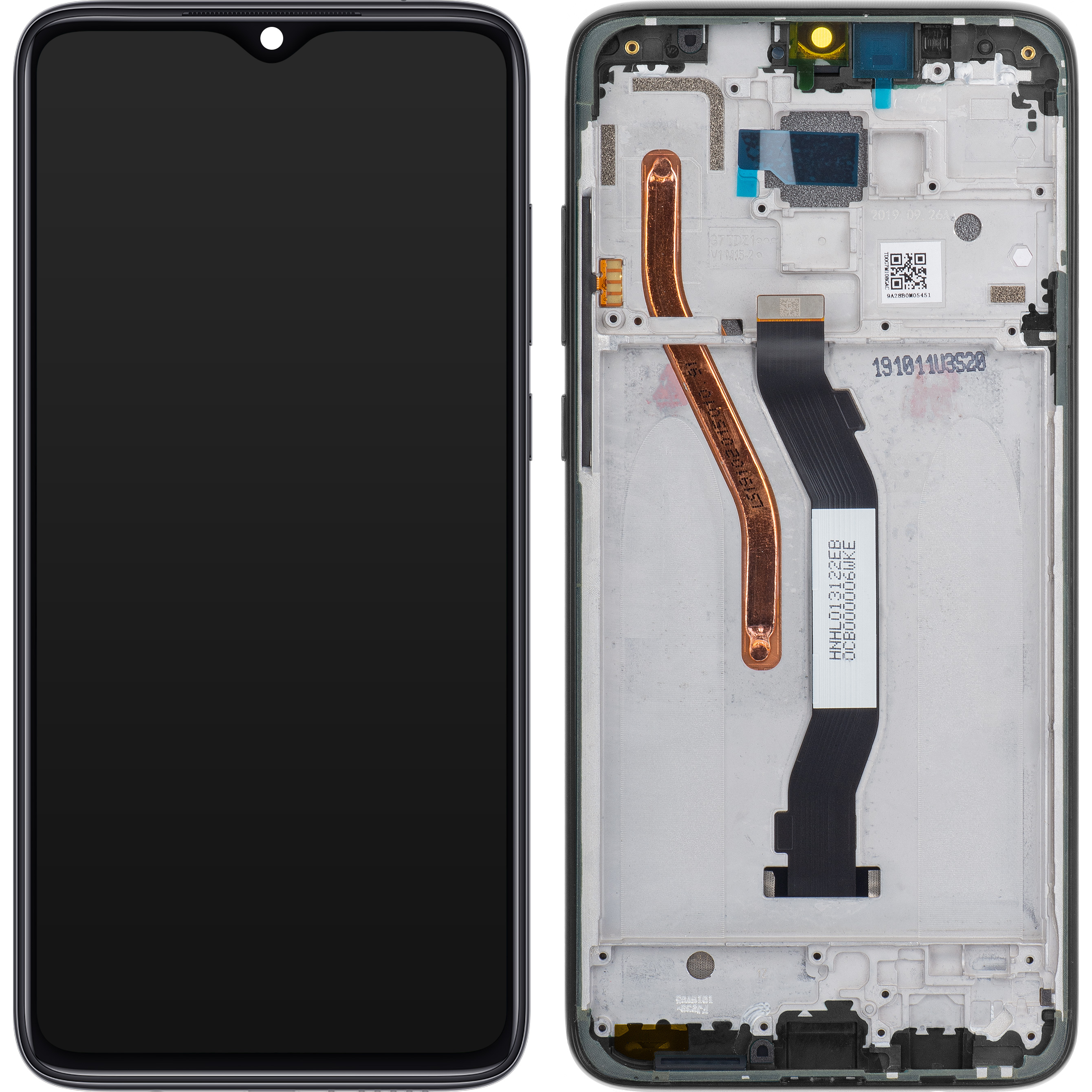 LCD Display Module for Xiaomi Redmi Note 8 Pro, Black