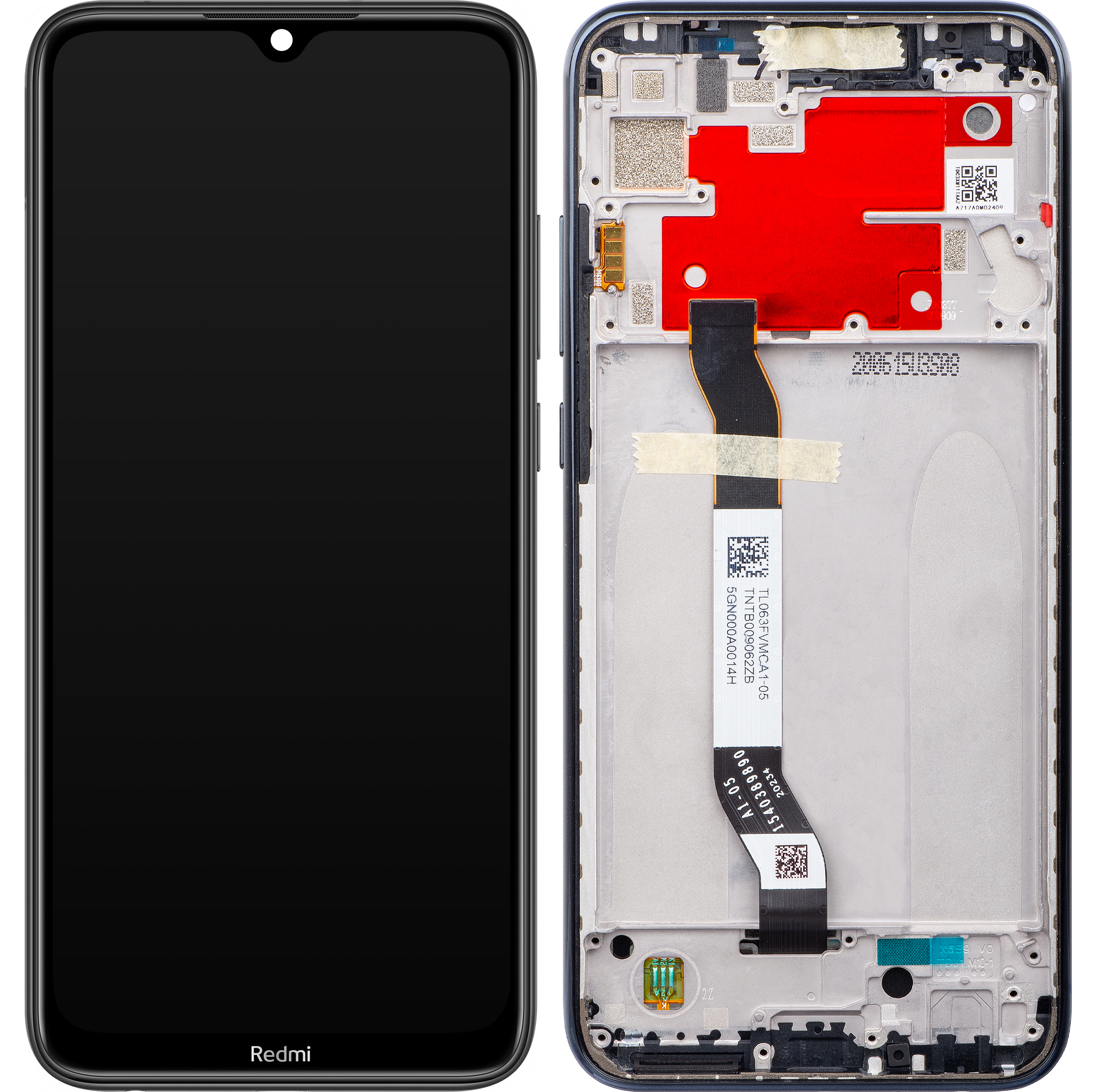LCD Display Module for Xiaomi Redmi Note 8T, Black