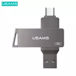 Chiavetta USB Usams US-ZB198 Type C + USB 3.0 (16GB) Nero