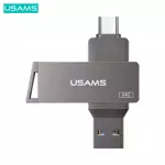 Chiavetta USB Usams US-ZB200 Type C + USB 3.0 (64GB) Nero