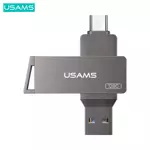 Chiavetta USB Usams US-ZB201 Type C + USB 3.0 (128GB) Nero