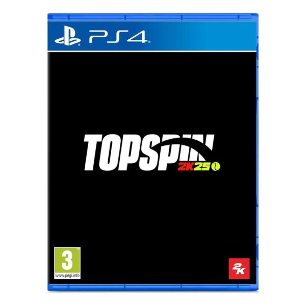 PS4 Top Spin 2K25 PEGI 3+ SWP44133