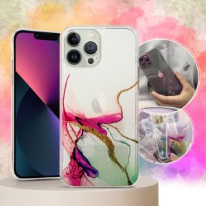 BACK CASE HIGH QUALITY AQUARELLE iPhone 12 Pro mint 9145576251461