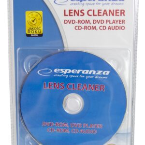CLEANING PLATE FOR CD/DVD ESPERANZA ES123 5901299944639