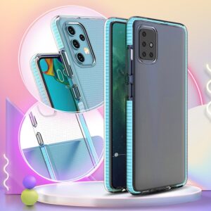 Back Case Color Frame Realme 9i/ Oppo A36/ A76/ A96 light blue 9145576265215