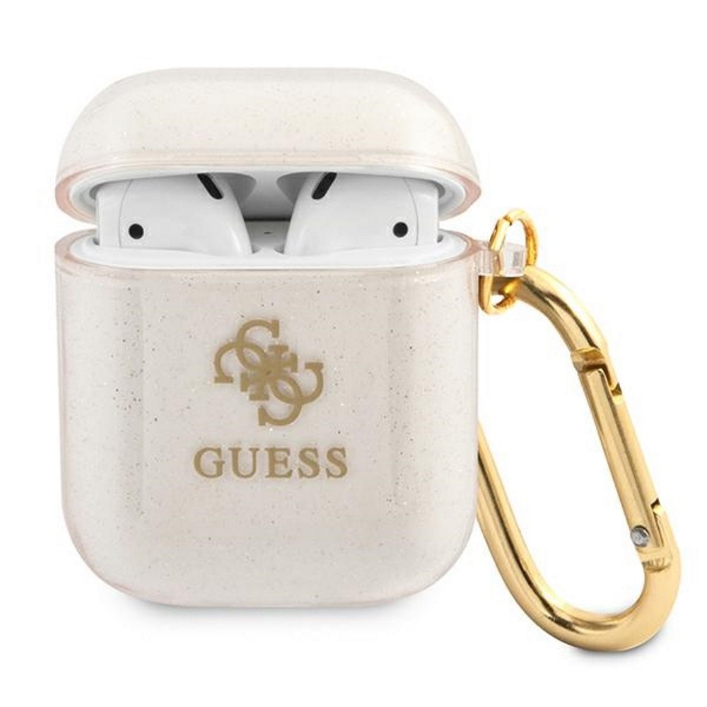 Case Guess AirPods Pro GUAPUCG4GD Glitter Collection gold 3666339009885