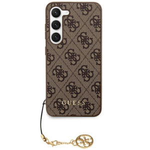 GUESS Samsung S24 Plus hardcase 4G Charms Collection GUHCS24MGF4GBR brown 3666339241582