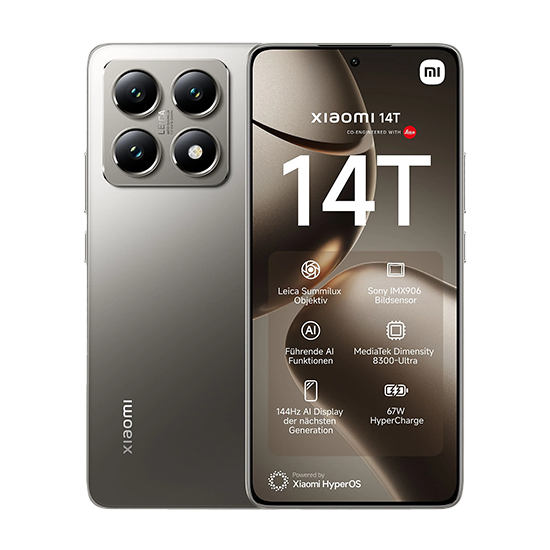 Xiaomi 14T 5G Dual Sim 12GB RAM 256GB – Grey