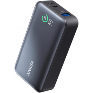 Powerbank Anker 533, 10000mAh, 30W, QC + PD, Black A1256G12
