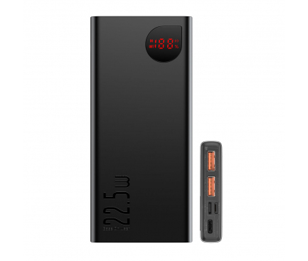Powerbank Baseus Adaman, 10000mAh, 22.5W, QC + PD, Black