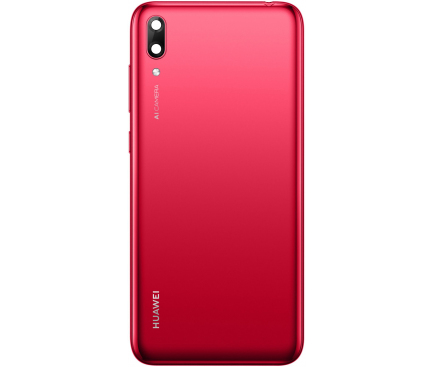 Battery Cover for Huawei Y7 Pro (2019) / Enjoy 9, Red, Pulled (Grade A)