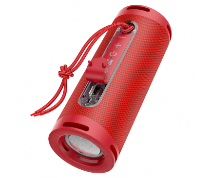 Bluetooth Speaker Hoco HC9 Dazzling Pulse Sports, 10W, TWS, RGB, Red - immagine 2