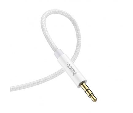 3.5mm to 3.5mm Audio Cable Hoco UPA19, 1m, Silver - immagine 2