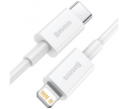 USB-C to Lightning Cable Baseus Superior Series, 20W, 2.4A, 0.25m, White CATLYS-02 - immagine 2