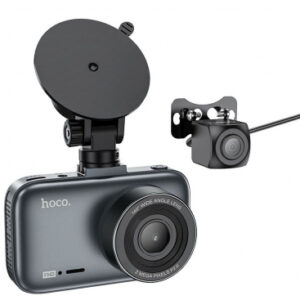 Dash + Rear Camera Hoco Driving DV6, 1080P, 3inch LCD, Black