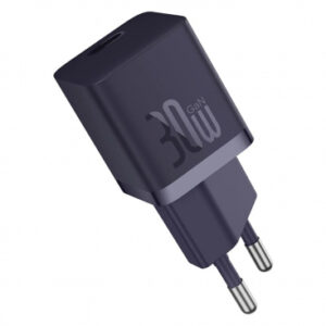Wall Charger Baseus GaN Mini 1C, 30W, 3A, 1 x USB-C, Purple CCGN070705