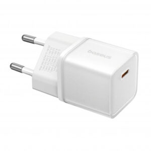 Wall Charger Baseus GaN5S, 20W, 3A, 1 x USB-C, White P10162503213-00