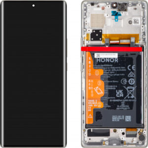 LCD Display Module for Honor 70, with Battery, Crystal Silver