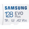 microSDXC Memory Card Samsung Evo Plus with Adapter, 128Gb, Class 10 / UHS-1 U3 MB-MC128SA/EU
