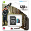 microSDXC Memory Card Kingston Canvas Go Plus with Adapter, 128Gb, Class 10 / UHS-1 U3 SDCG3/128GB - immagine 2