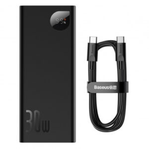 Powerbank Baseus Adaman, 20000mAh, 30W, QC + PD, Black PPAD030001