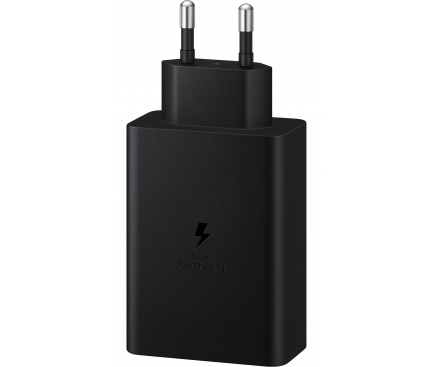 Wall Charger Samsung Trio, 65W, 3.5A, 1 x USB-A - 2 x USB-C, Black EP-T6530NBEGEU - immagine 7