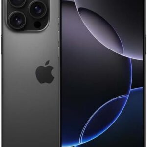 Apple iPhone 16 Pro 128GB Smartphone Renewed Grado A Funzionante (Senza Scatolo ne Accessori)  Black (Nuova Batteria e Originale)
