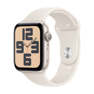 Watch Apple Watch SE (2024) GPS 44mm Starlight Aluminium Case with Sport Band M/L - Starlight